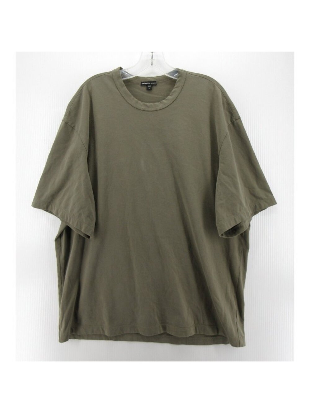 James Perse Shirt 3 Olive Oversized Minimalist Luxe Jersey Japan Large